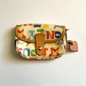 Dooney & Bourke Multicolor Canvas Wallet